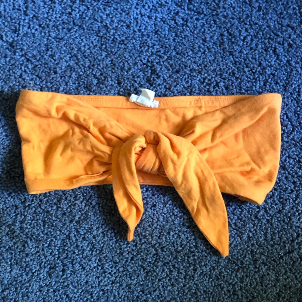 Garage Orange Tie Bandeau